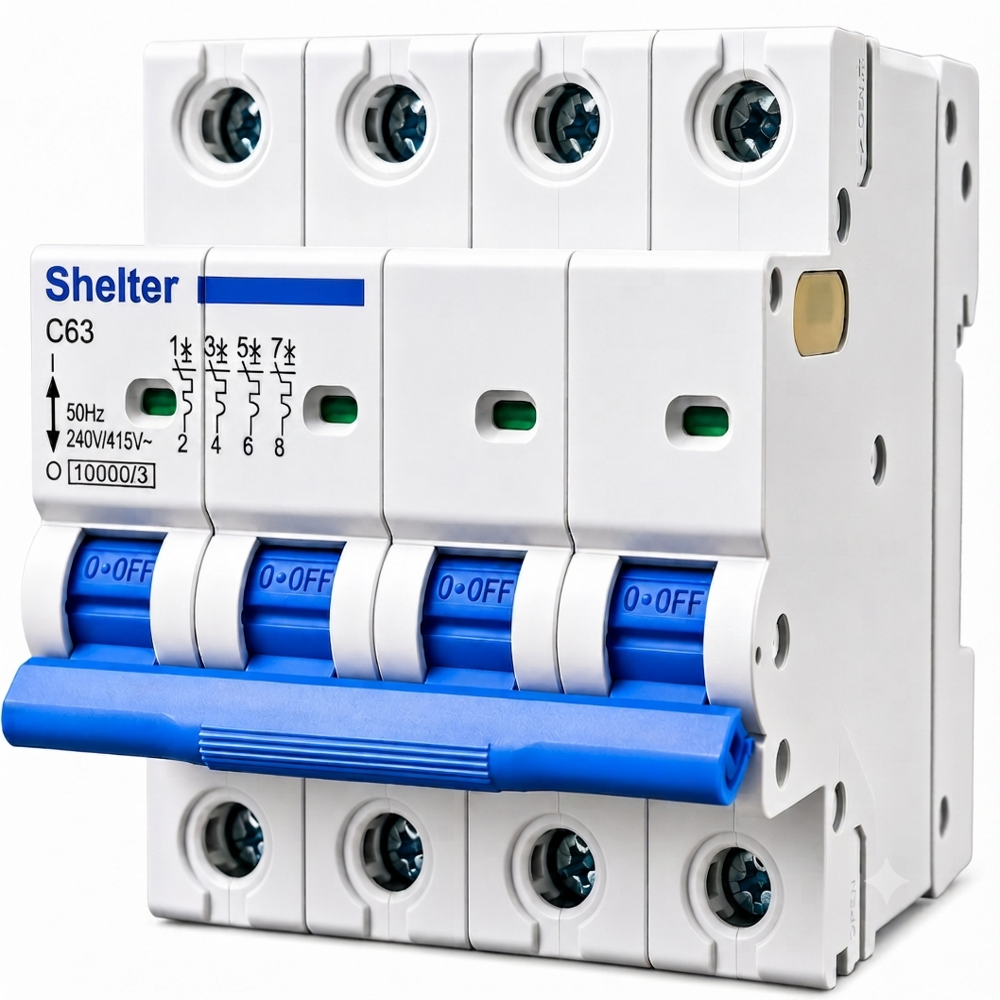 Shelter FP 63A AC MCB