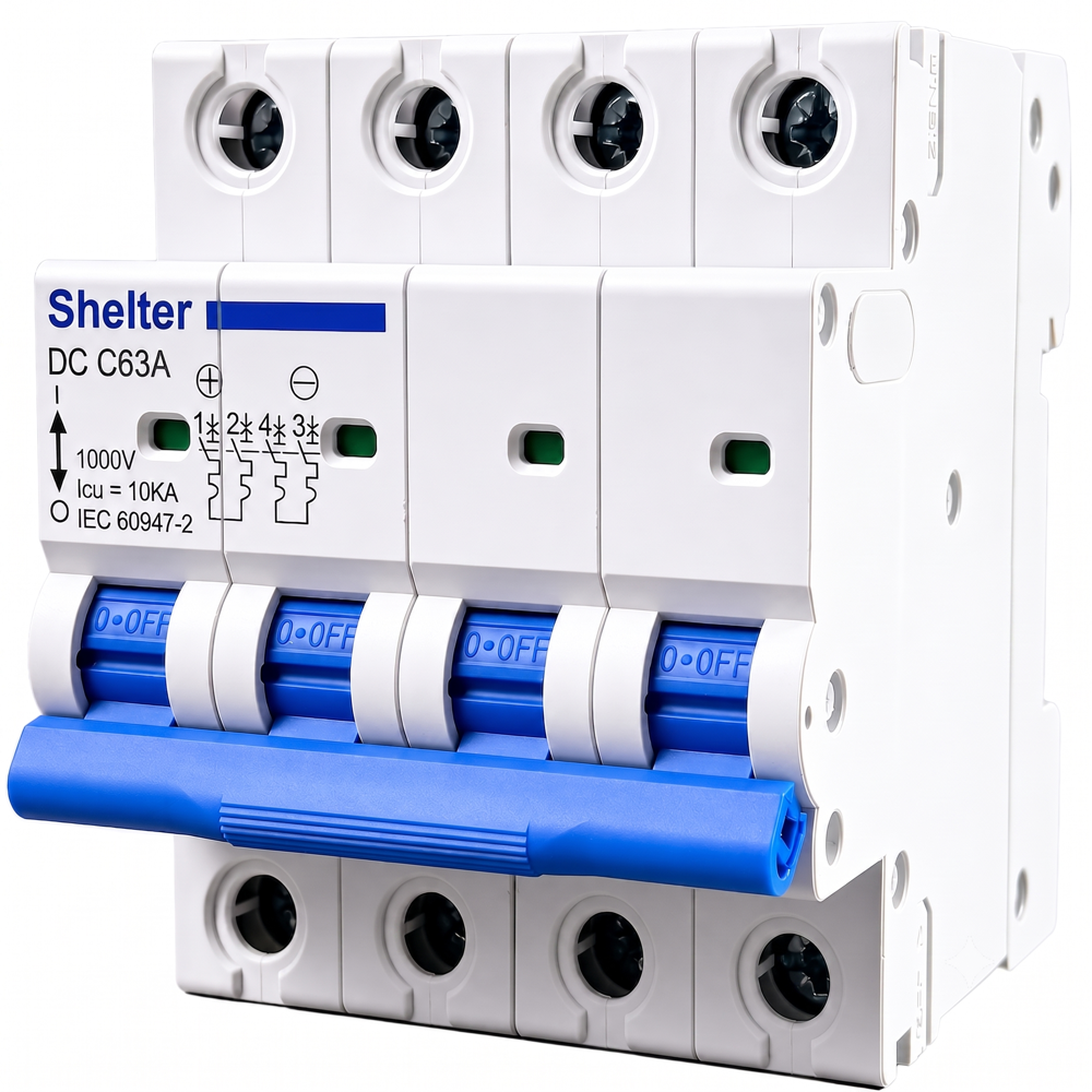 Shelter FP 63A 1000v MCB