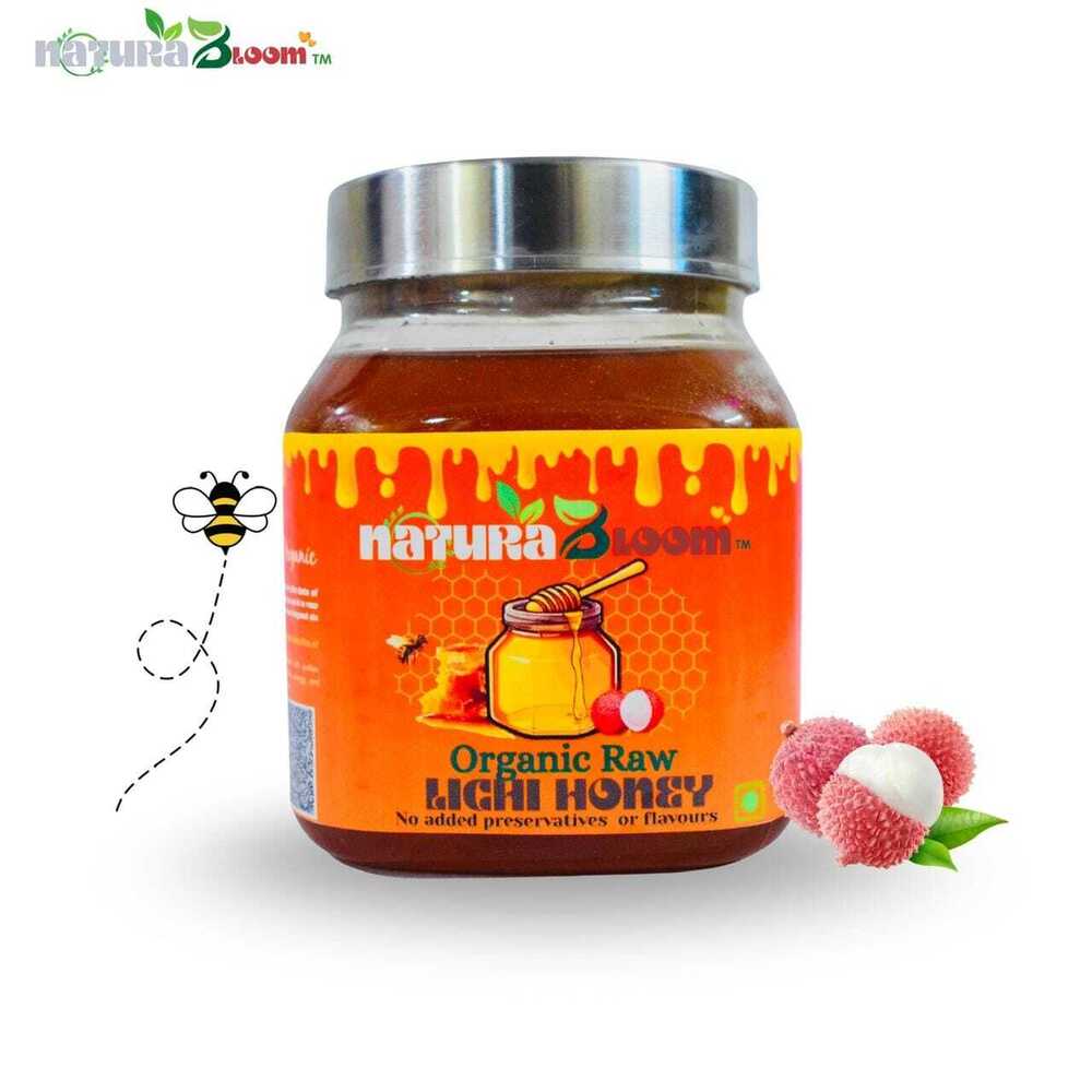 Natura Bloom 2 KG Organic Raw Litchi Honey
