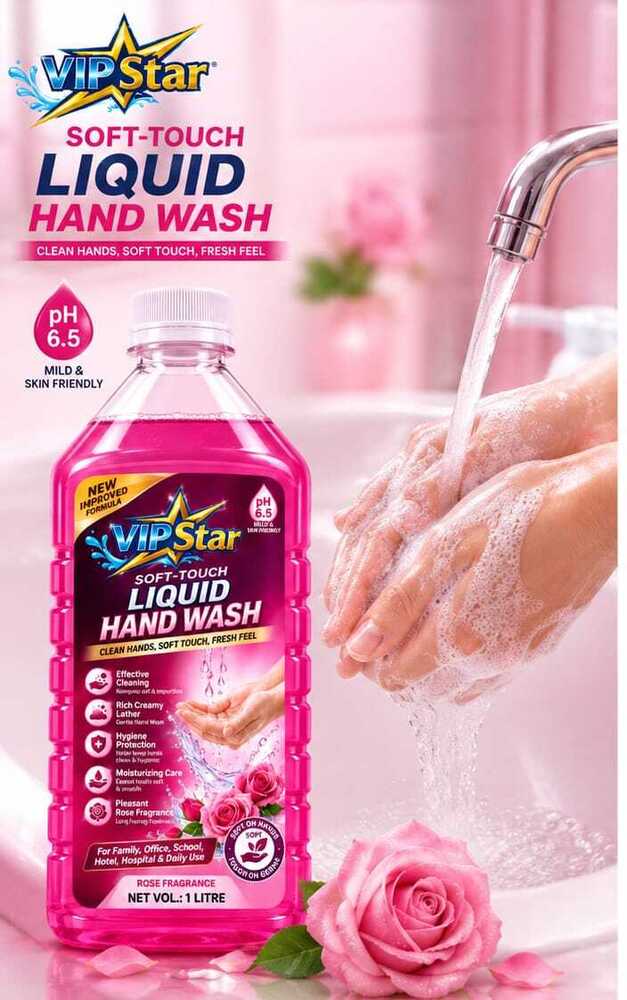 1 Litre Rose Hand Wash - Color: Pink