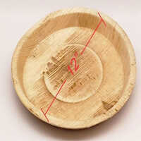 12 Inch Round Areca Plate