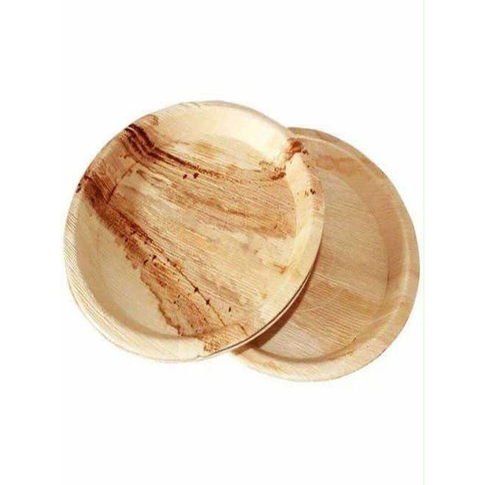 8 Inch Round Areca Plate