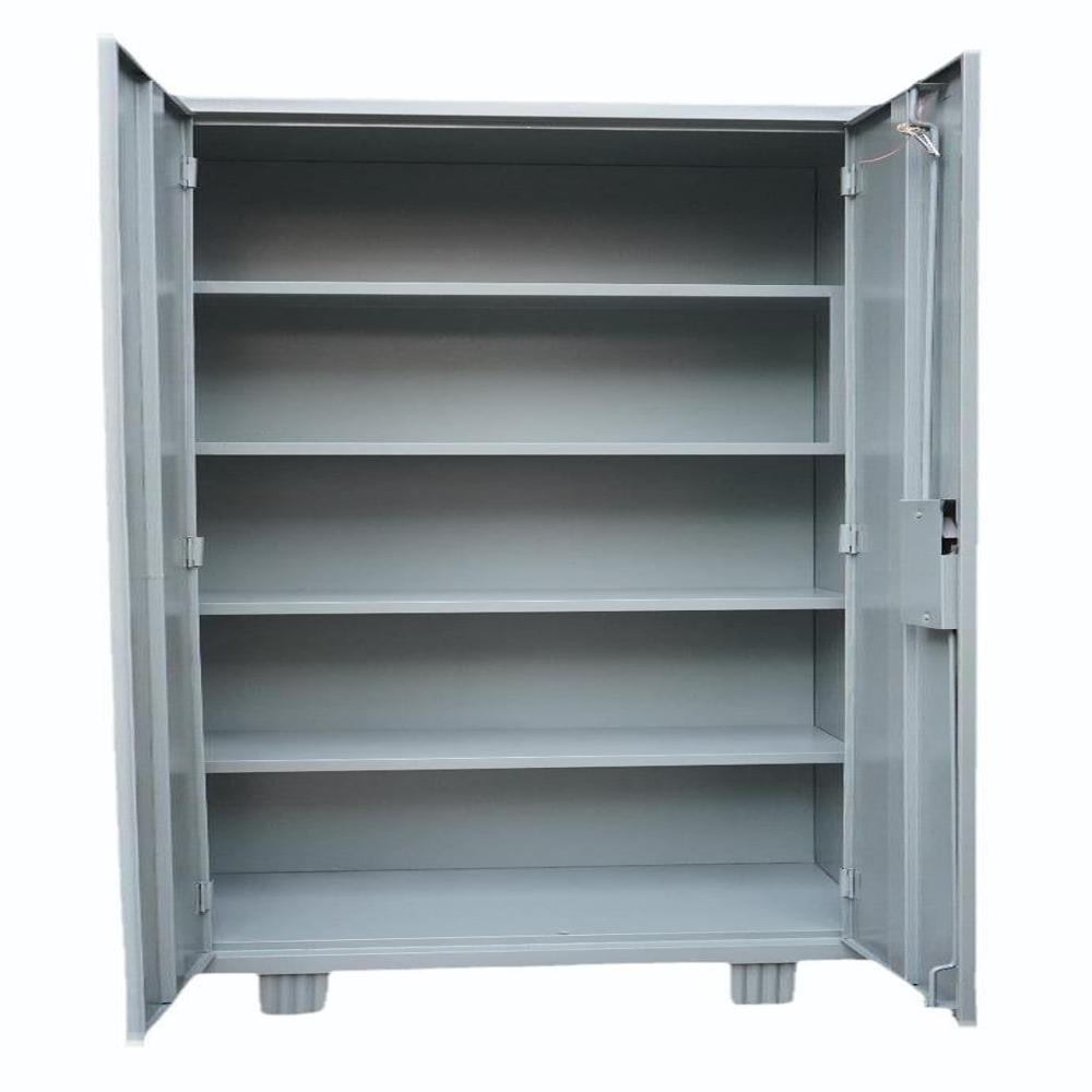 Steel Office Almirah - Color: Grey & Silver
