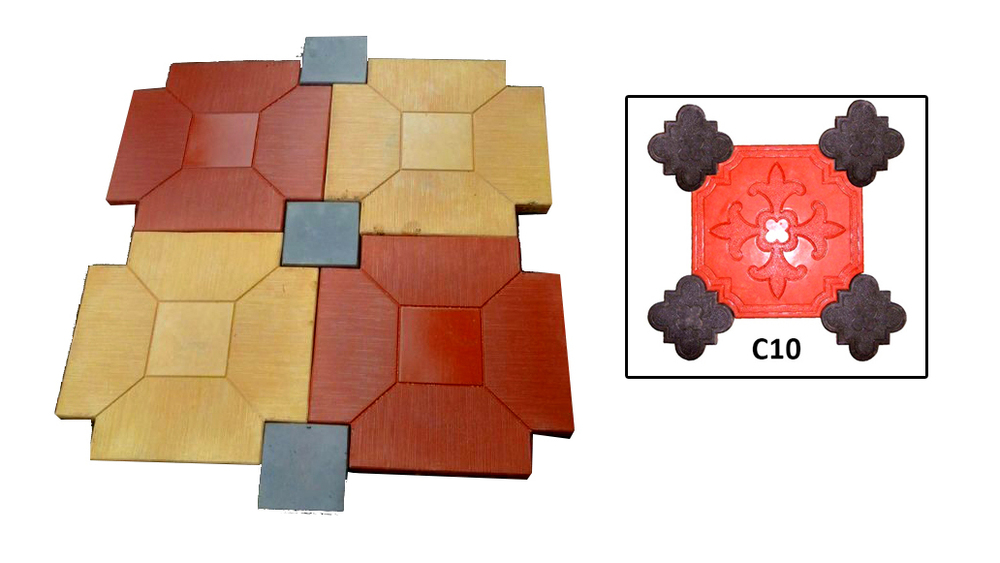 C10 Combination Paver Moulds