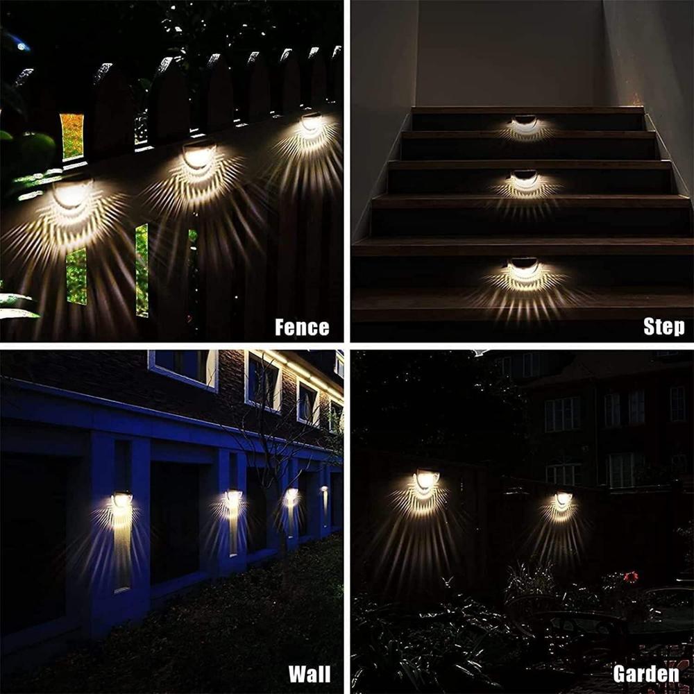 Solar Wall Light Round