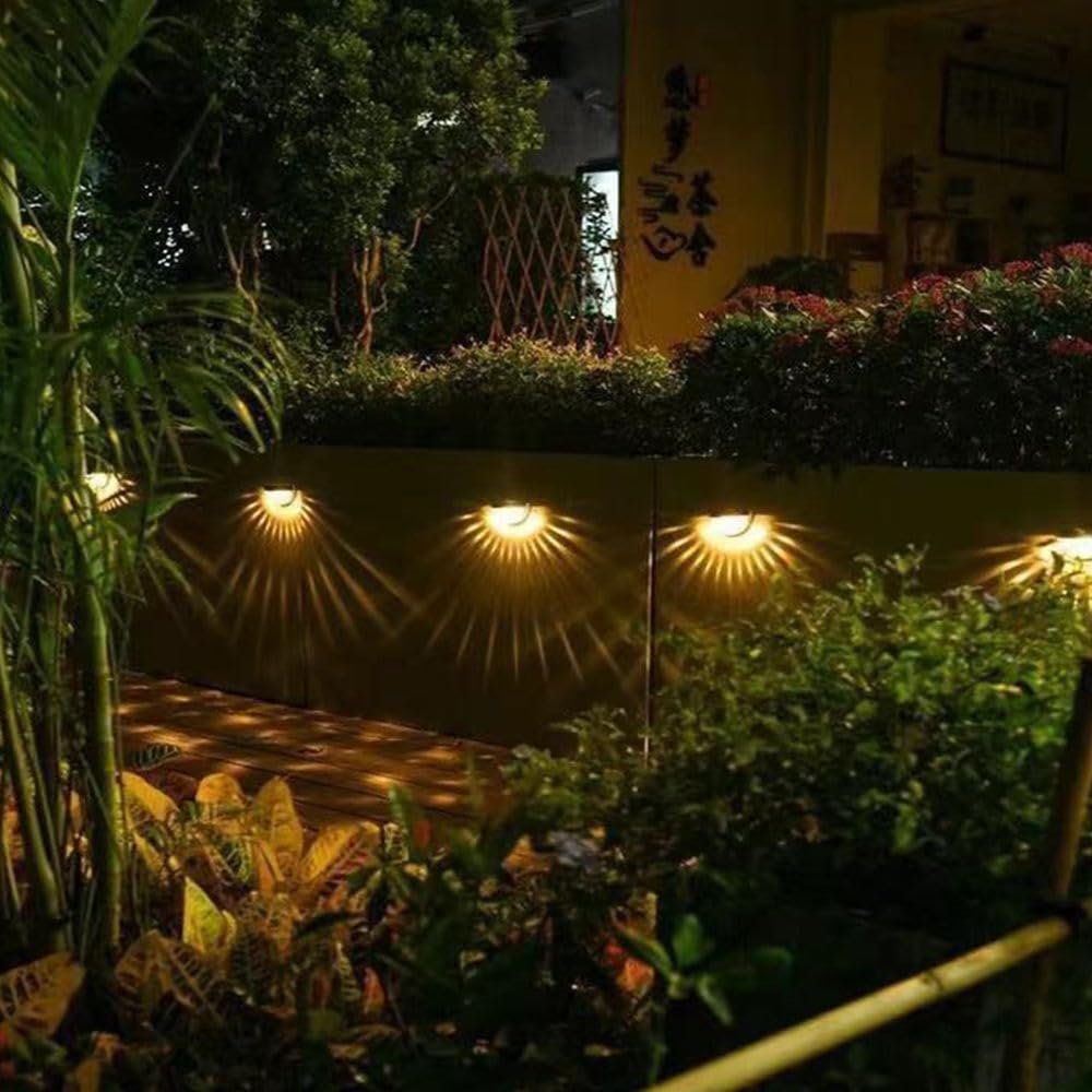Solar Wall Light Round