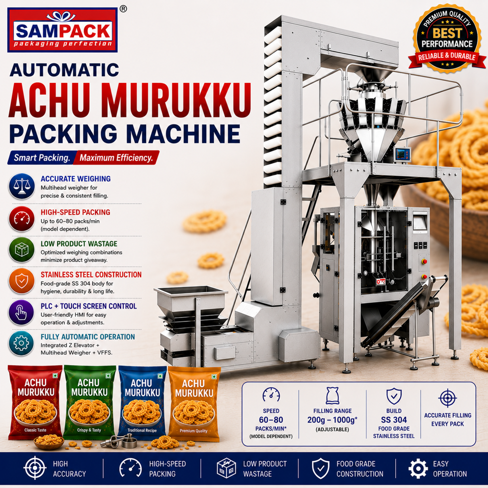 Achu Murukku Packing Machine