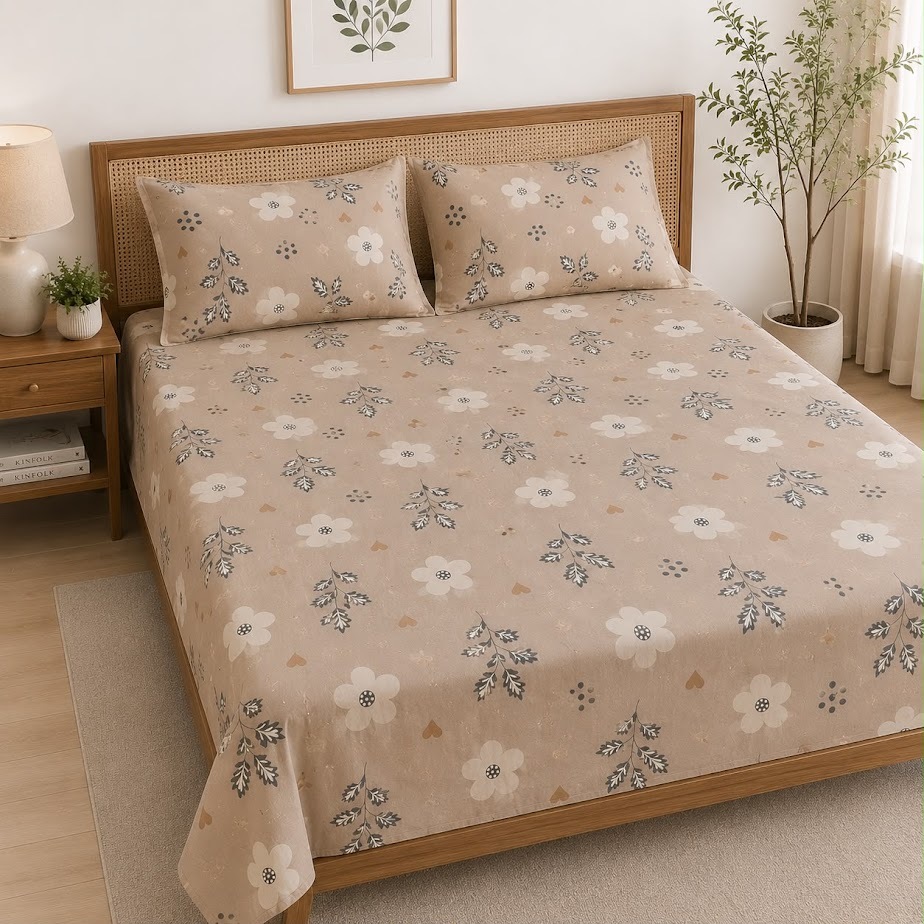 Designer Cotton Bedsheet