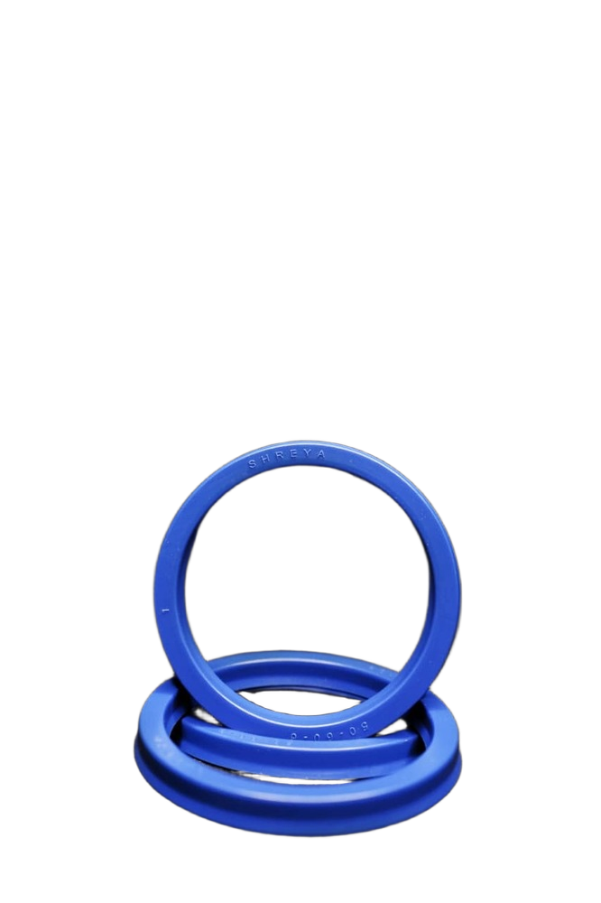 Blue Polyurethane Symmetric Hydraulic U Seal - Hardness: 90 Shore A