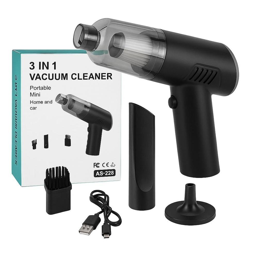 3 In 1 Car Vacuum Cleaner