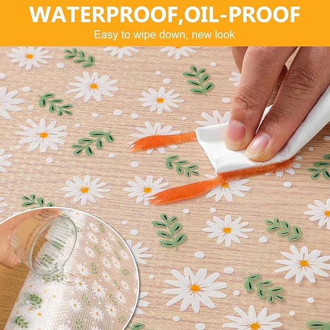 PRINTED ANTI SLIP EVA MAT - FLOWER LEAF (45x300 CM)