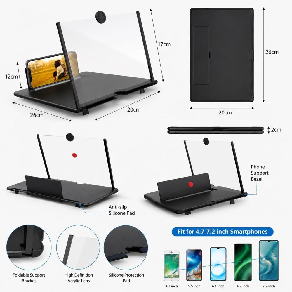3d Mobile Screen Magnifier