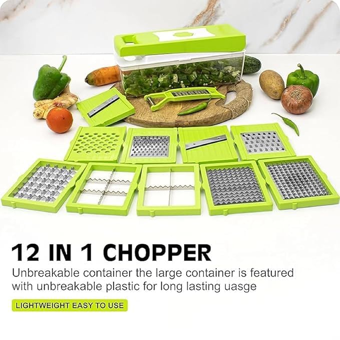 12 In 1 Multi Functional Vegetable Chopper