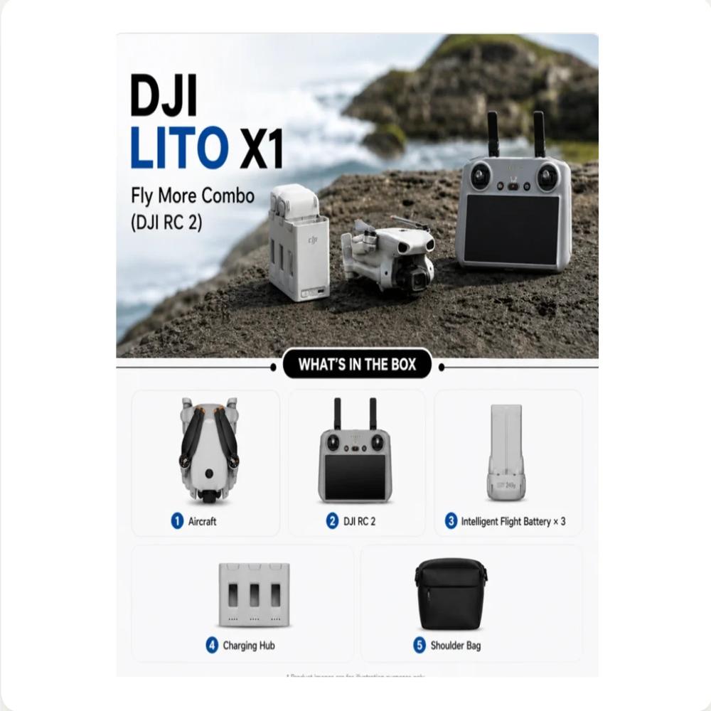 DJI Lito X1 Fly More Combo (DJI RC 2)