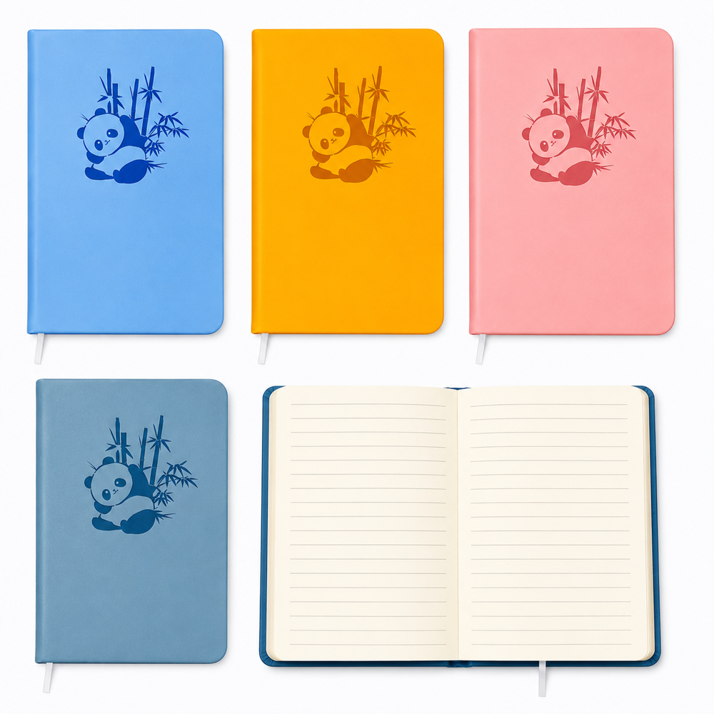 Panda And Compass Notebook