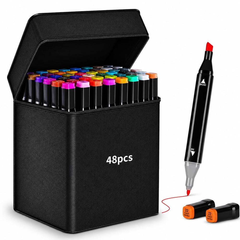 48 Pcs Marker Pen Set
