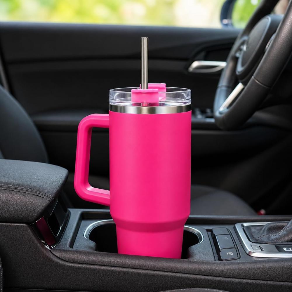 1200 ML TUMBLER STEEL SIPPER WITH STRAW