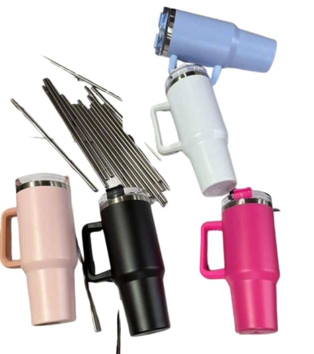 1200 ML TUMBLER STEEL SIPPER WITH STRAW