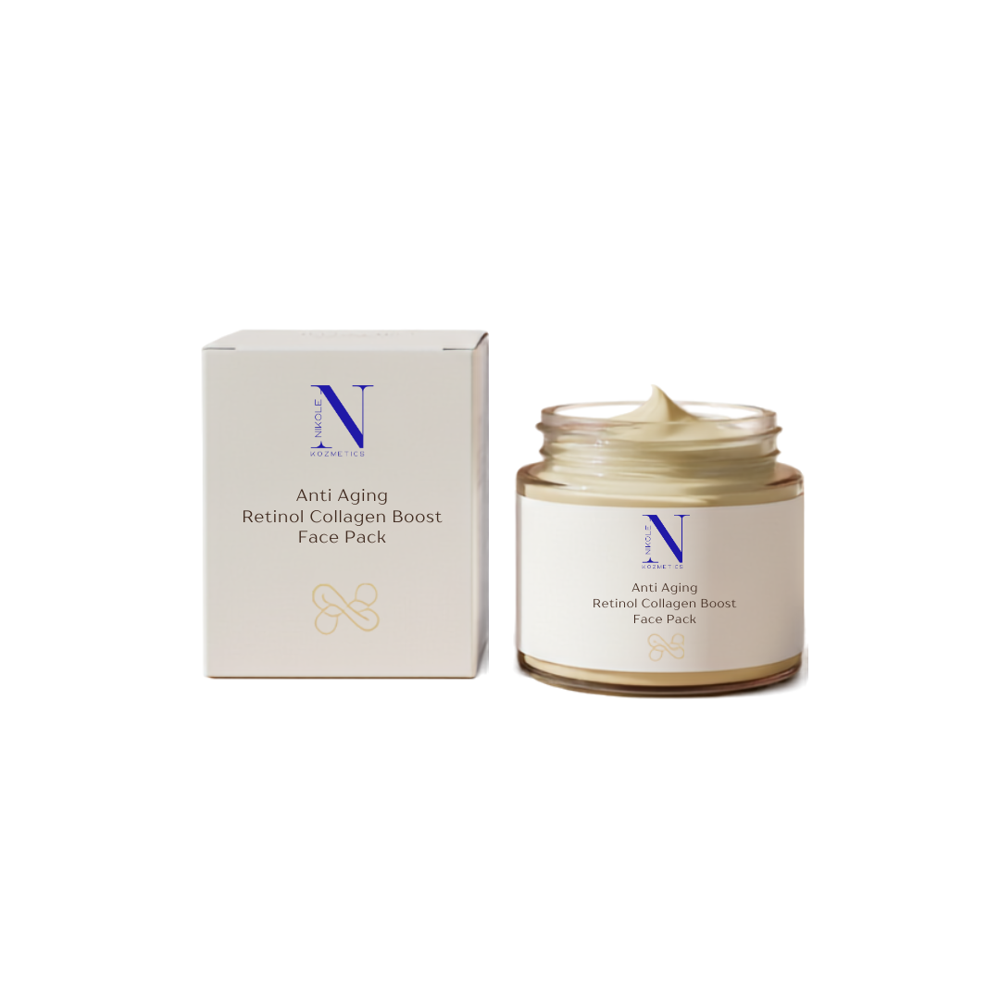 Anti Aging Retinol Collagen Boost Face Pack - Age Group: Adults