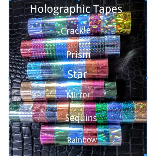Coloured Holographic Tapes