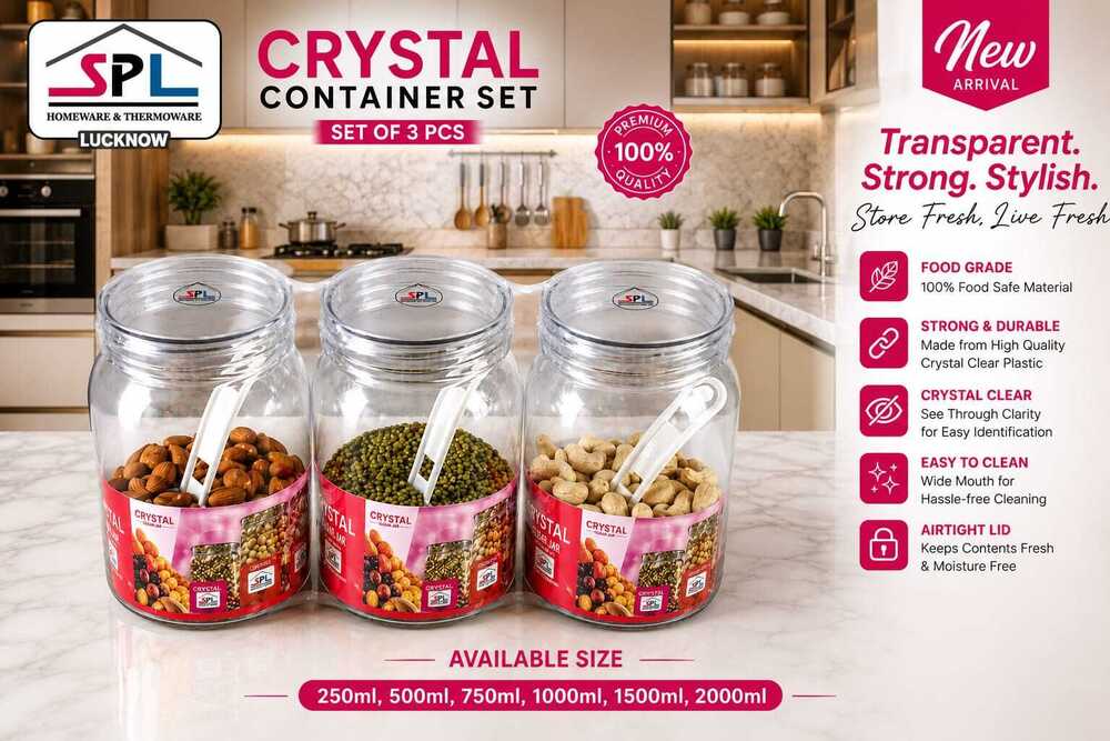 Plastic Container Crystal All Size