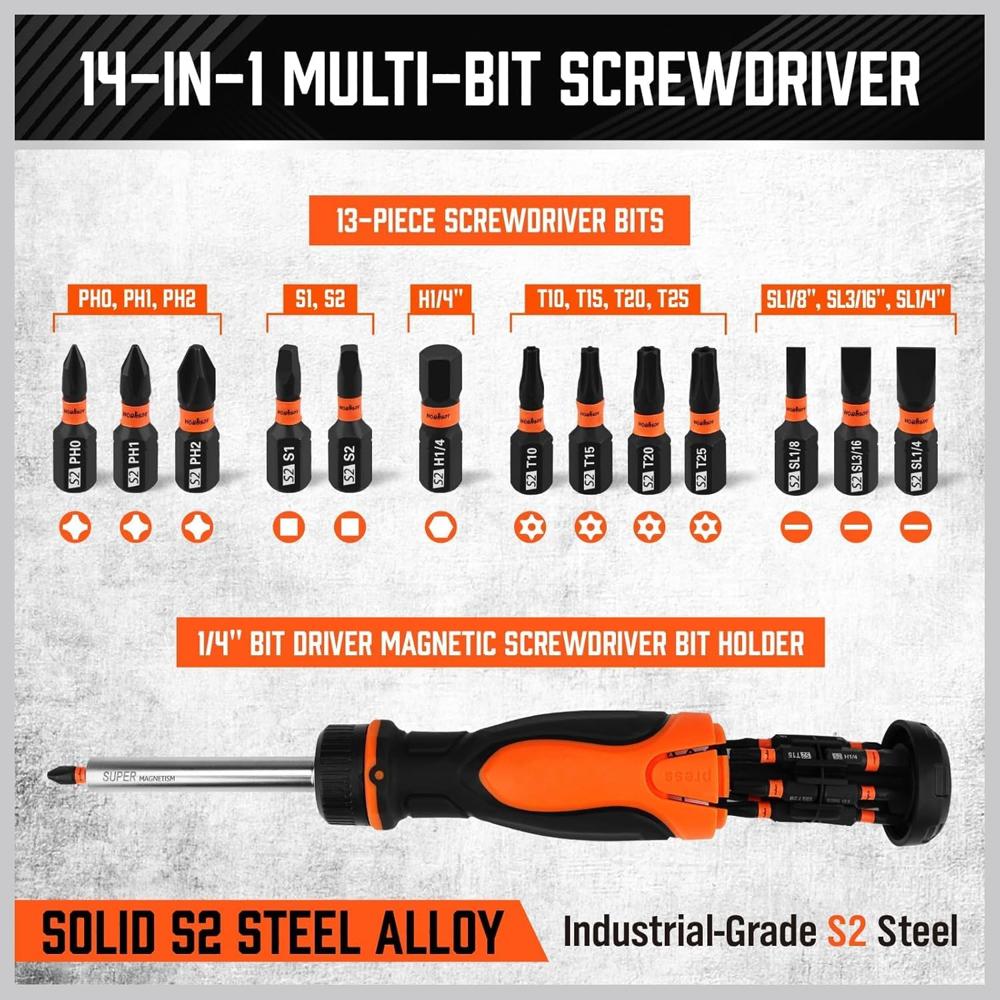 14 in 1 Screwdriver Bit Holder