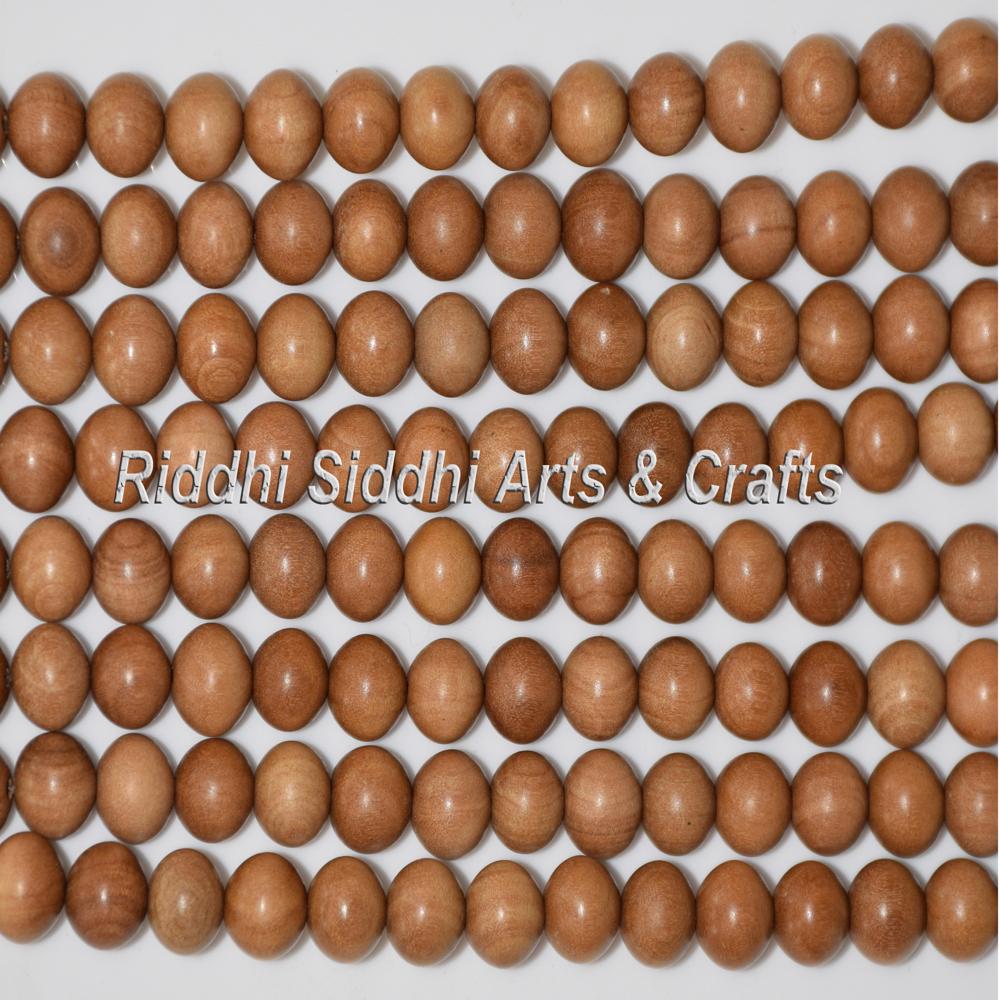 Hindu Prayer Beads - Natural Wooden Material, 108 Bead Count, Perfect For Meditation And Spiritual Practices