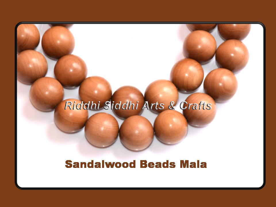 Hindu Prayer Beads - Natural Wooden Material, 108 Bead Count, Perfect For Meditation And Spiritual Practices
