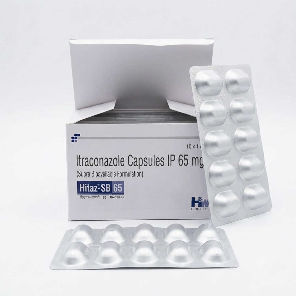 HITAZ-SB  Itraconazole Capsules 65Mg