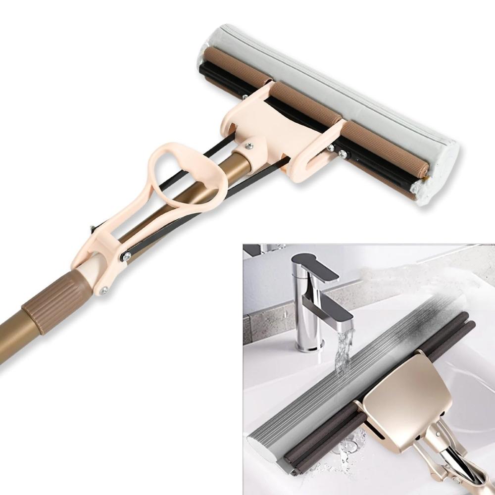 Sponge Floor Cleaning Mop- Brown