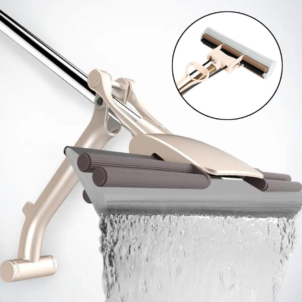 Sponge Floor Cleaning Mop- Brown