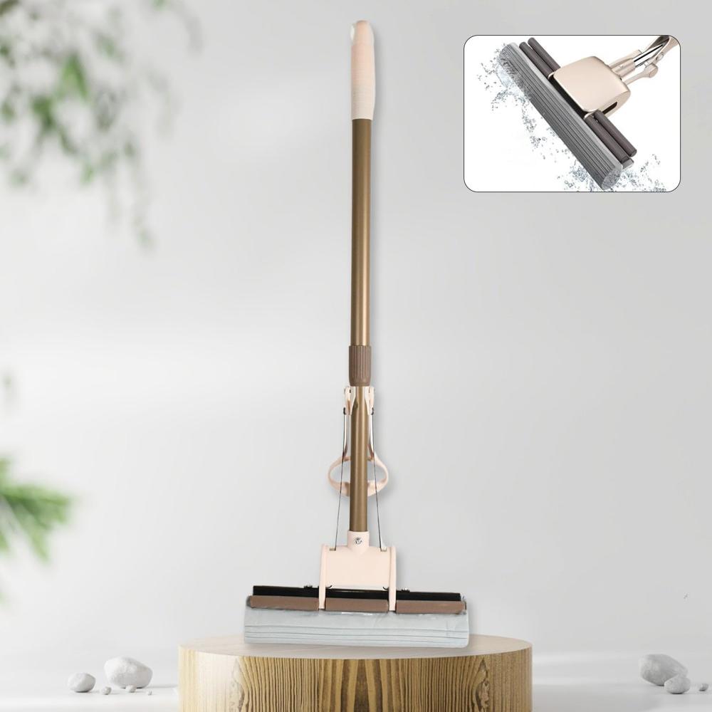 Sponge Floor Cleaning Mop- Brown