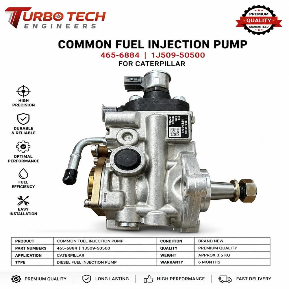 Common Fuel Injection Pump 465 6884 1J509 50500 - Dimension (L*W*H): 5 Meter (M)