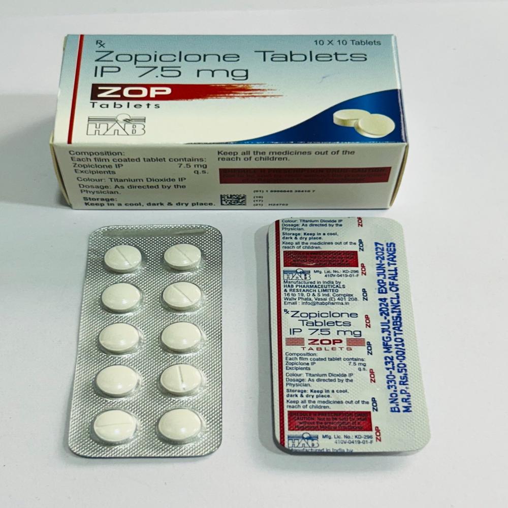 zopiclone 7.5 mg tablet