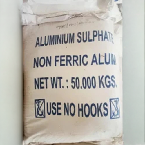 Solid Aluminium Sulphate - Boiling Point: Decomposes Before Boiling