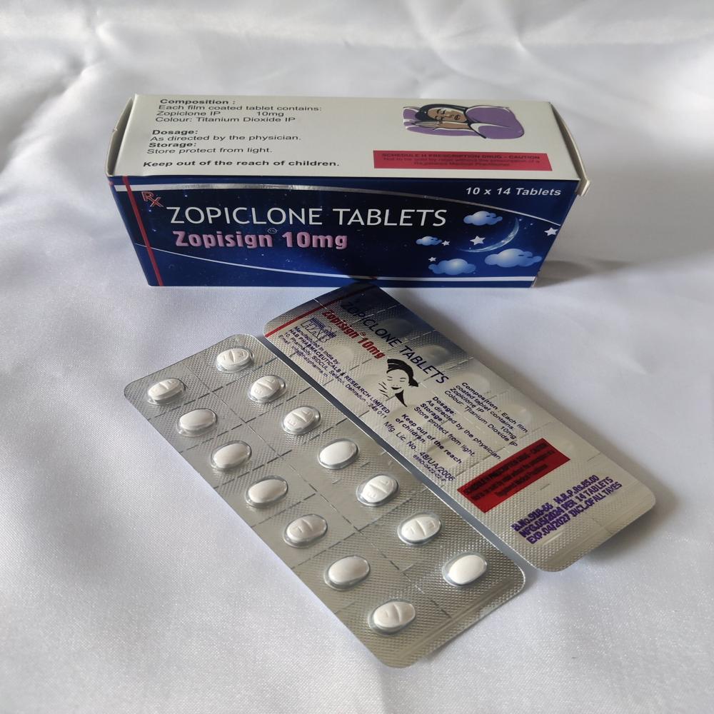 Zopisign 10mg Tablet - Ingredients: 10 Mg Of Zopiclone