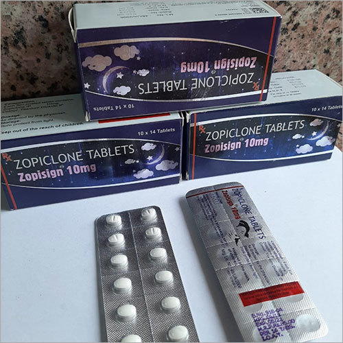 Zopisign 10mg Tablet - Ingredients: 10 Mg Of Zopiclone
