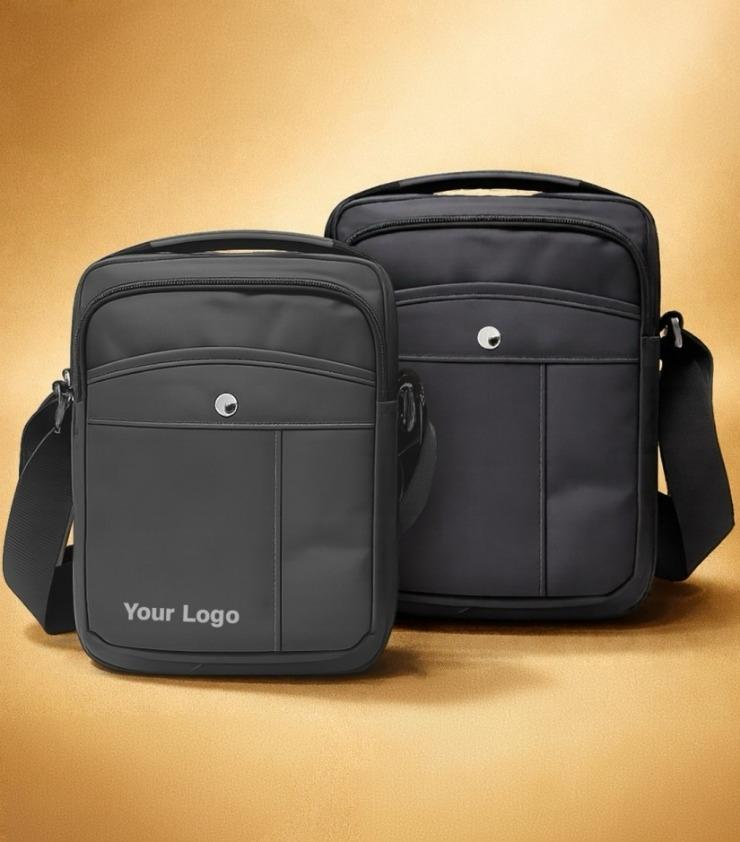 Premium Black Sling Bag Stylish, Durable & Customizable Shoulder Bag