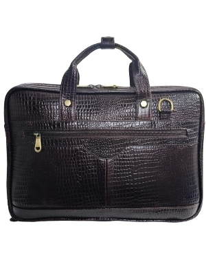 Leather laptop bag