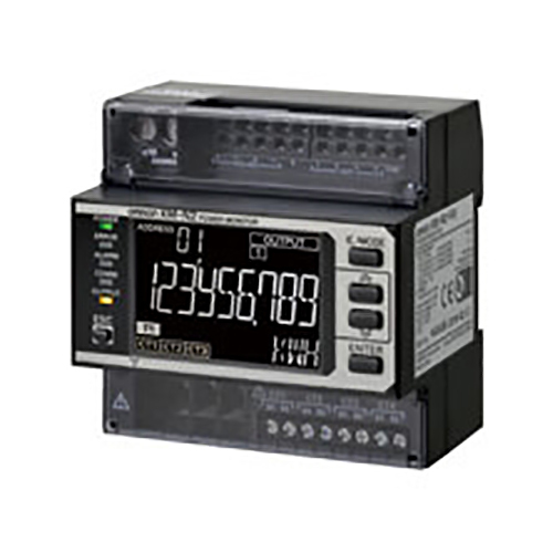 Basic Energy Meters-Omron KM-N2-FLK On Din Rail Energy Meter