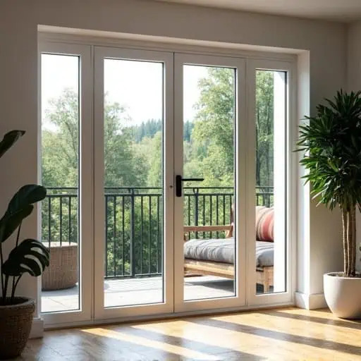 UPVC For Balcony With Mesh