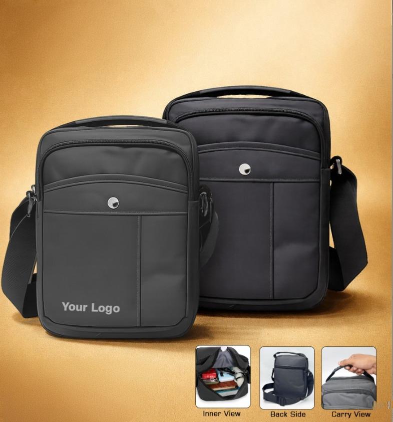Premium Black Sling Bag Stylish, Durable & Customizable Shoulder Bag