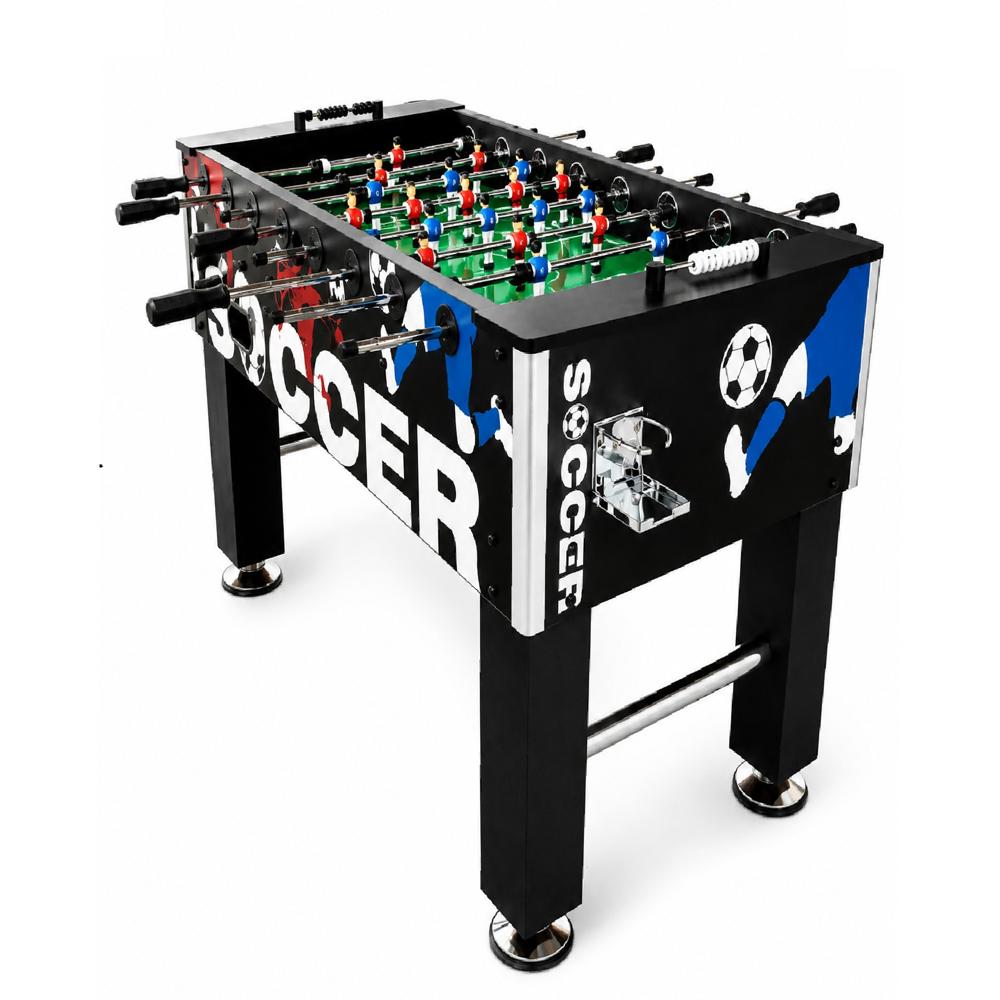 BOOT BOY Foosball Table II Soccer Game for Adults II Strong Fooseball Table II Perfect for High-Usage Entertainment Spaces & Homes II 55 * 30 * 35 Inches/L*B*H