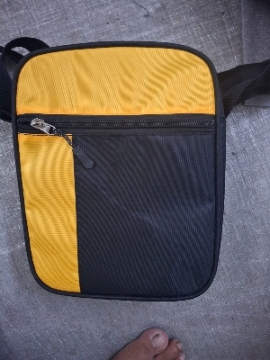 Yellow black combination material