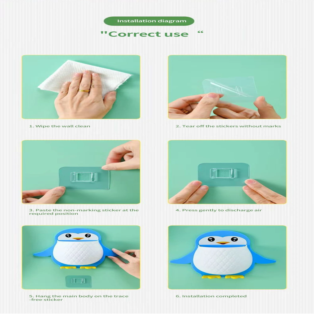 PENGUIN TOOTHBRUSH HOLDER