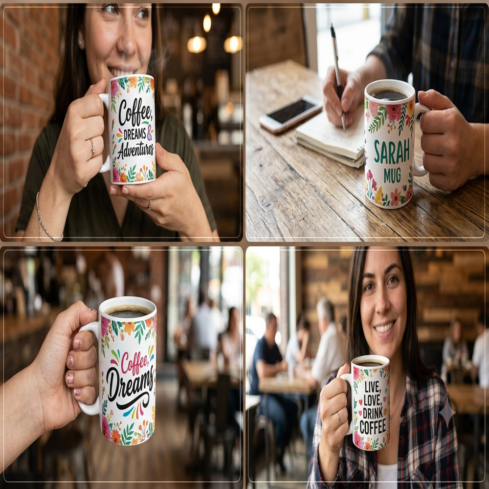 Sublimation Ceramic Printed Mug - Capacity: 250ml Ltr