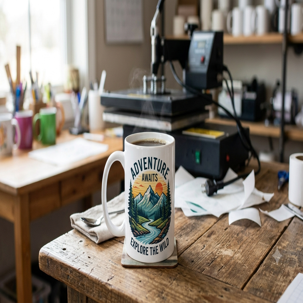 Sublimation Ceramic Printed Mug - Capacity: 250ml Ltr