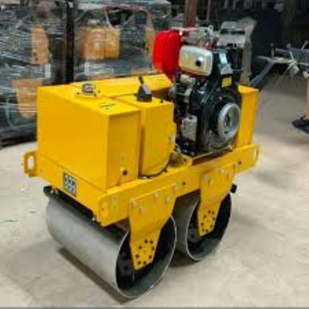 Walk Behind Roller Double Drum