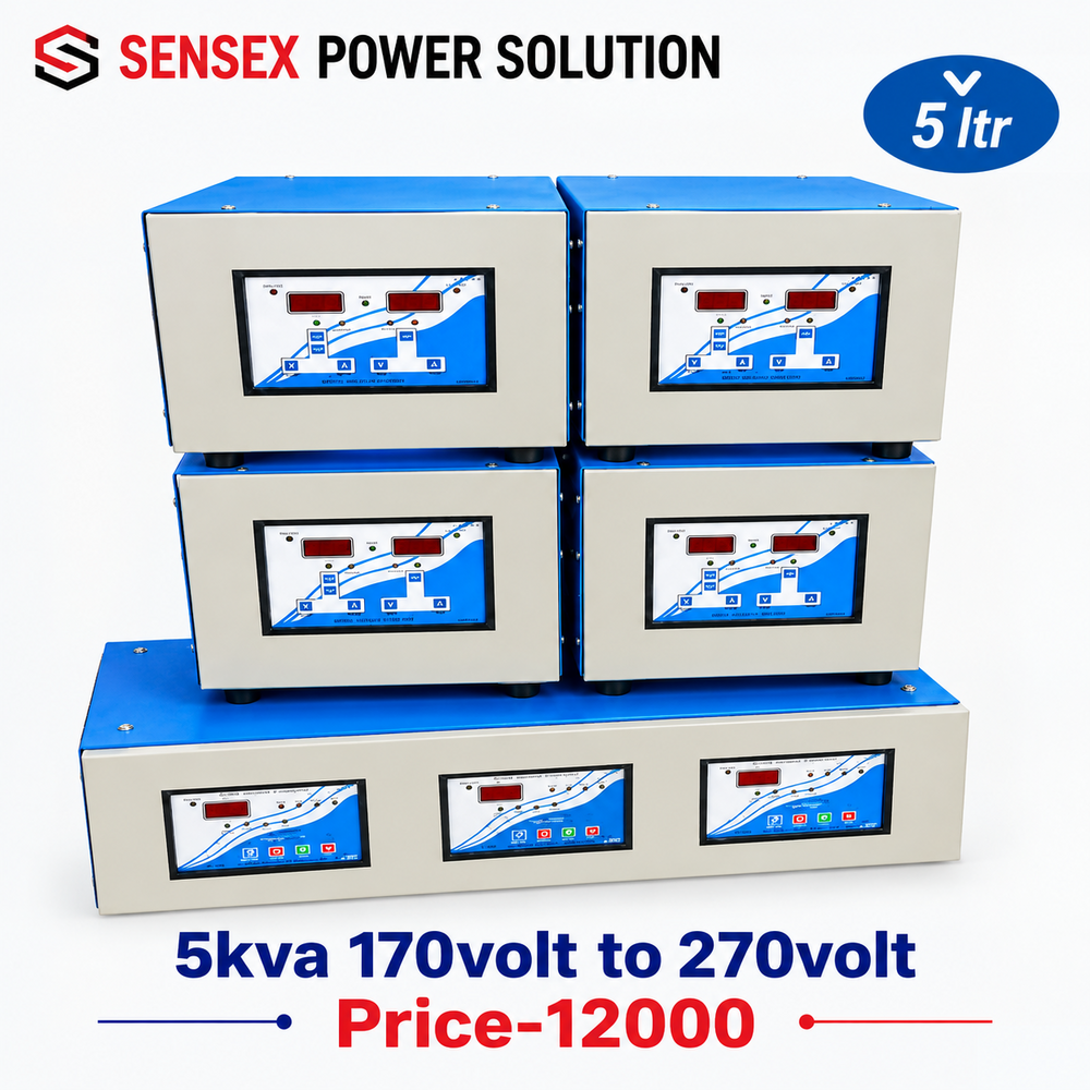 5Kva Servo Voltage Stabilizer - Ambient Temperature: 0C To 50C (Typical Operating Range) Celsius (Oc)