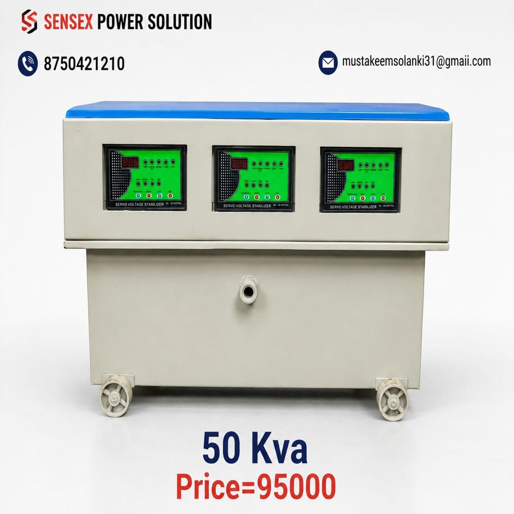 50 KVA Servo Voltage Stabilizer